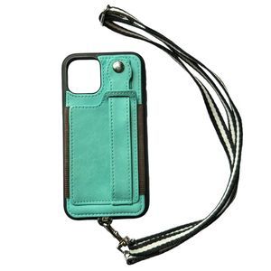 Toovren iPhone 11 Pro Wallet Lanyard Phone Case